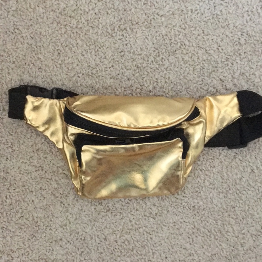 Metallic Gold Fanny Pack